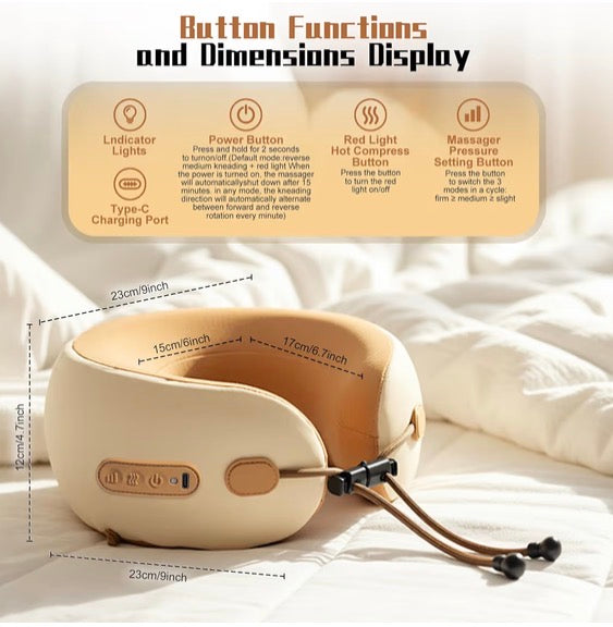 Rivox Life NeckEase HeatShiatsu Pro